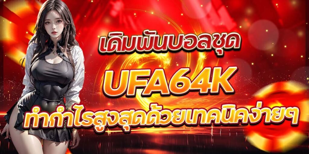 เดิมพันบอลชุด UFA64K ทำกำไรสูงสุดด้วยเทคนิคง่ายๆ
